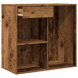Cosmetic Cabinet Old Wood 80x40x75 cm Engineered Wood 857029