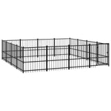 Outdoor Dog Kennel Steel 15,05 m 3124626