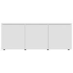 TV Cabinet White 80x34x30 cm Engineered Wood 801859