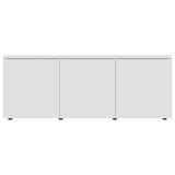 TV Cabinet White 80x34x30 cm Engineered Wood 801859