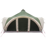 Tipi Tent with Roof Green 18-Person Polyester and Steel 42028619