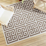 ZNTS Indoor & Outdoor Rug Short Pile Multicolour 160x230 cm Anti Slip 4007223