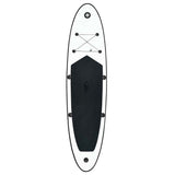 Inflatable Stand Up Paddleboard Set Black and White 92727