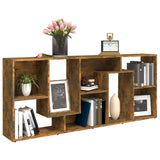 Book Cabinet Smoked Oak 67x24x161 cm Engineered Wood 815501