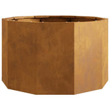 Planter Rusty 60 x 60 x 35 cm Weathering Steel 883744