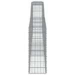 Arched Gabion Basket 400x30x80/100 cm Galvanised Iron 153524