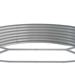 Garden Raised Bed Galvanised Steel 296x140x36 cm Anthracite 319031