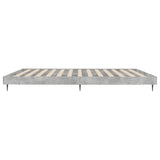 Bed Frame without Mattress Concrete Grey 160x200 cm 832233