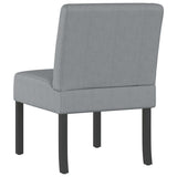 Slipper Chair Light Grey Fabric 352457