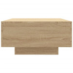 ZNTS Coffee Table Sonoma Oak 90x60x31 cm Engineered Wood 804178