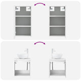Bathroom Furniture Set 3 pcs High Gloss White 3406067