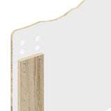 Bed Frame with Headboard Sonoma 100 x 200 cm Solid Pine Wood 3413346