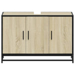 ZNTS Bathroom Sink Cabinet Sonoma Oak 90x33x60 cm Engineered Wood 849270