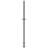 Garden Gate Anthracite 100x175 cm Steel Square Design 153194