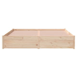 Bed Frame without Mattress Solid Wood 160x200 cm 814959