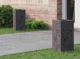 Solar LED Pathway Light 2 pcs Black Cold Rolled Steel 879765