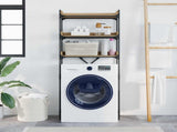 Washing Machine Shelf with Shelf Artisan Oak 67 x 25 x 163 cm 883551