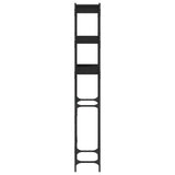 Washing Machine Shelf Black 67x25x163 cm Engineered Wood 838978