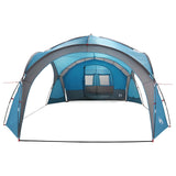 Side Tent with Roof Blue 410 x 410 x 250 cm Polyester and Steel 42028682