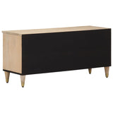TV Cabinet 100x33x46 cm Solid Wood Mango 358264