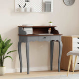 Writing Desk Solid Mahogany Wood 80x40x92 cm 244503