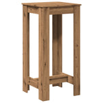 ZNTS Bar Table Artisan Oak 51x50x103.5 cm Engineered Wood 854408