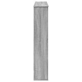 Fireplace Surround Grey Sonoma 100x20x100 cm Engineered Wood 854576