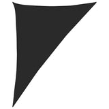 311761 Sunshade Sail 160 g/m Black 4x5x6,8 m HDPE