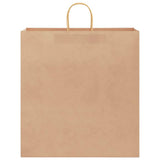 Paper Bags 250 pcs with Handles Brown 45x17x48 cm 4101597