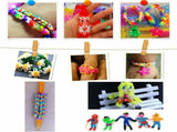 15000Pcs Kit Box Rubber Loom Bands Children Mult-color Make Woven Bracelet 43248119