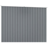 Garden Shed Grey 195x198x159 cm Galvanised Steel 46254