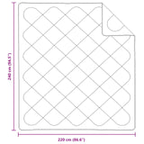 Duvet with Pillow 3 pcs White Microfibre 3377387