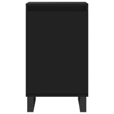 Sideboards 2 pcs Black 40x35x70 cm Engineered Wood 831071