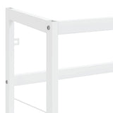 Bathroom Washbasin Frame White 79x38x83 cm Iron 338498