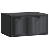 Wall-Mounted TV Cabinet Black 59.5 x 41 x 30 cm Engineered Wood 897996