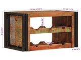 Wine Rack Brown 60 x 45 x 33 cm Solid Reclaimed Wood 4104756