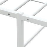 Bed Frame without Mattress White 200x200 cm Metal 4017428