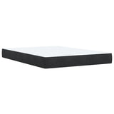 Box Spring Bed with Mattress Black 140x200 cm Faux Leather 3286124