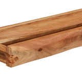 Wall Shelves 2 pcs 100x17x8 cm Solid Wood Acacia 373632