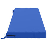 2-Piece Bench Cushions SOEST 2 pcs 100% Polyester Royal Blue 950273