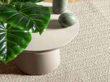 Rug ZIZUR Cream 120x120 cm Jute Look Indoor and Outdoor 4010363