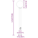 Bollard Light with Outlet 120 cm Stainless Steel IP44 4006105