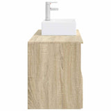 Bathroom Furniture Set 2 pcs Sonoma Oak Engineered Wood 3404056