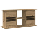 Aquarium Stand Artisan Oak 121x41x58 cm Engineered Wood 857283