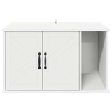 Cat House White 85 x 55 x 50 cm Engineered Wood 8000734