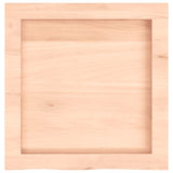 Wall Shelf 40x40x cm Untreated Solid Wood Oak 363511