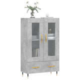 Highboard Concrete Grey 69.5x31x115 cm Engineered Wood 828280