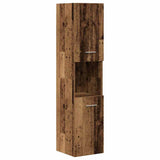 3 Piece Bathroom Furniture Set Old Wood Engineered Wood 3328591