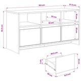 TV Cabinet 102 x 37.5 x 52.5 cm Artisan Oak Engineered Wood 8017359