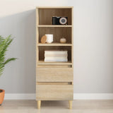 Highboard Sonoma Oak 40x36x110 cm Engineered Wood 821239